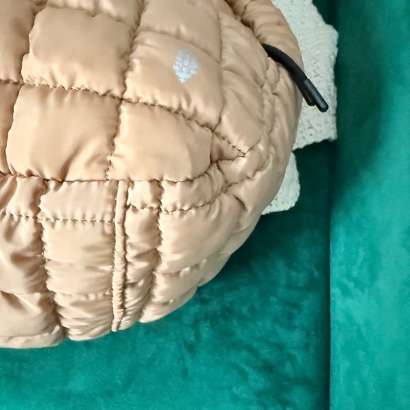 FP Movement Puffy Quilted Shoulder Bag in Taupe - Picture 4 of 6